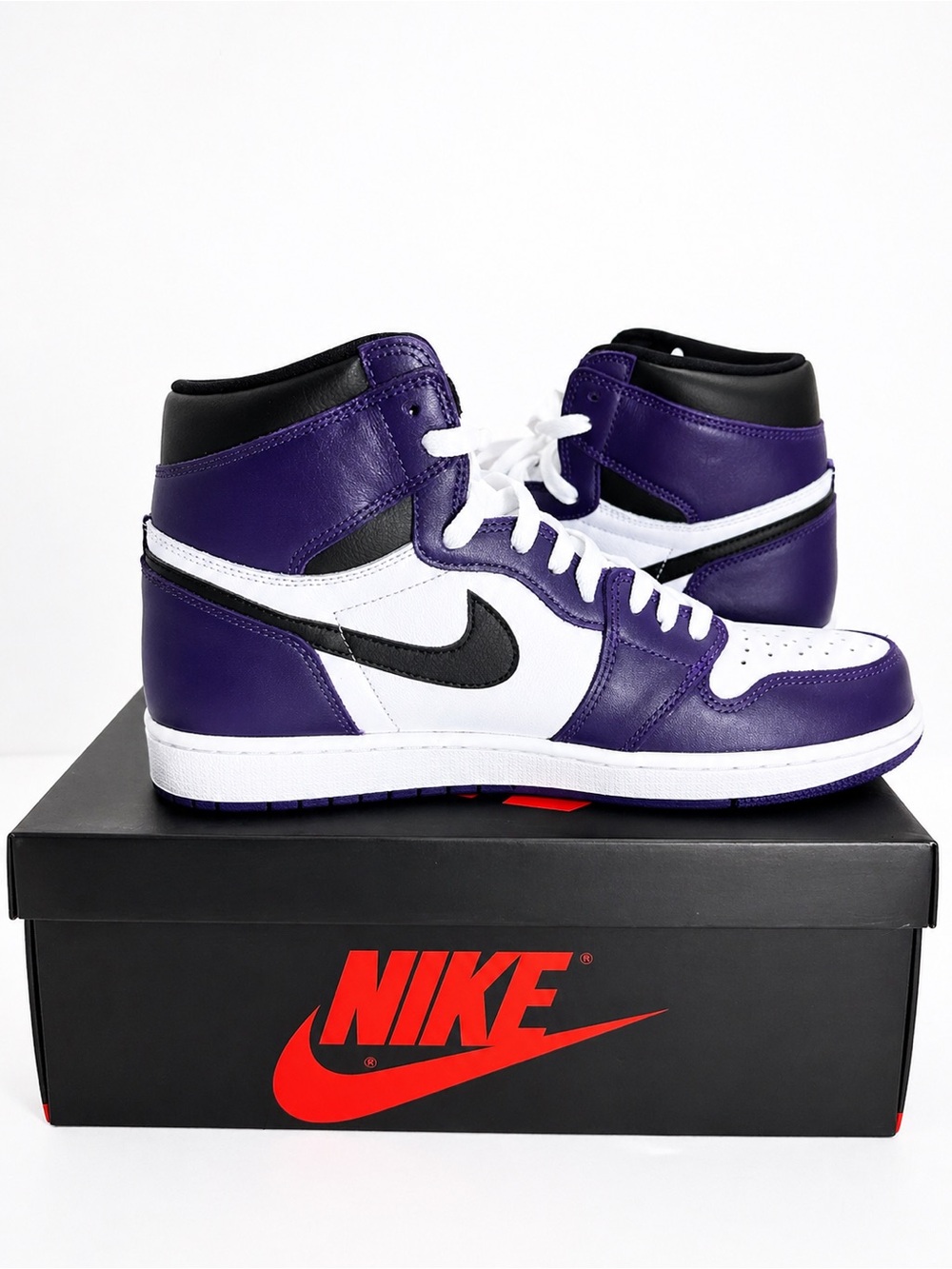 Size 13 NEW! Purple Men’sNike Air Jordan 1 Retro High OG Court-